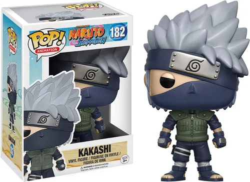Vista 2 de POP Funko Naruto Shippuden - Figura de vinilo de Kakashi (con funda protectora de caja compatible), multicolor, 3.75 pulgadas