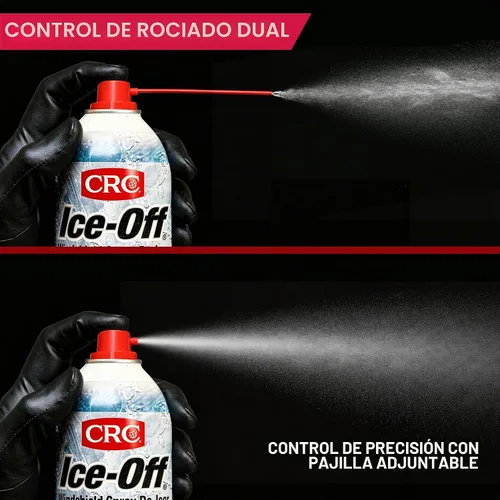 Vista 3 de CRC Ice-Off - Deshielo en aerosol para parabrisas, 12 onzas de peso, paquete de 1