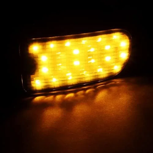 Vista 4 de Par de lentes ahumadas ámbar LED parachoques delantero luz intermitente compatible con Subaru Impreza RS 1999 - 2001, 2000