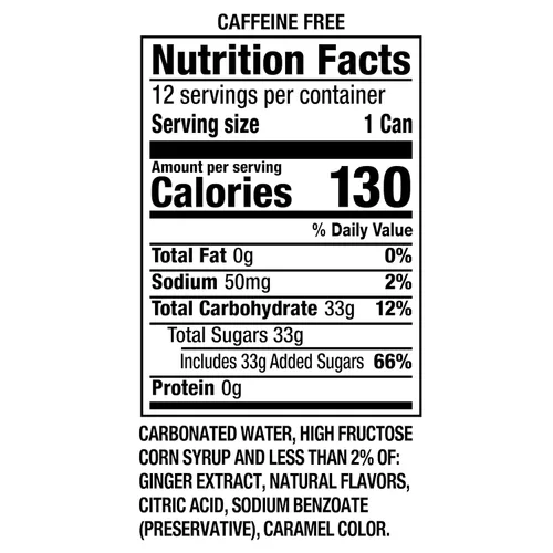 Vista 13 de Canada Dry Ginger Ale Soda, latas de 12 onzas líquidas, paquete de 12