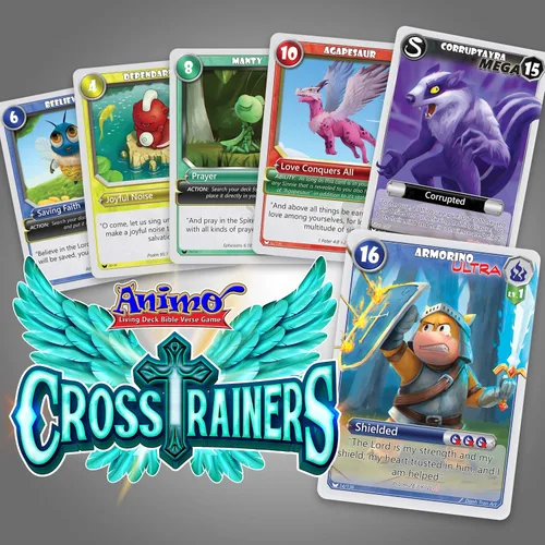 Vista 4 de Animo Living Deck Bible Verse Game Paquete de refuerzo para entrenadores cruzados
