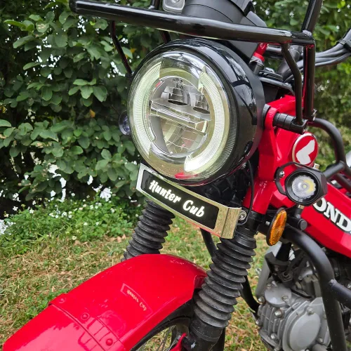 Vista 6 de Kit de emblema delantero con logotipo de Hunter Cub con conector compatible con Honda CT125 Trail 125 Hunter cub 125