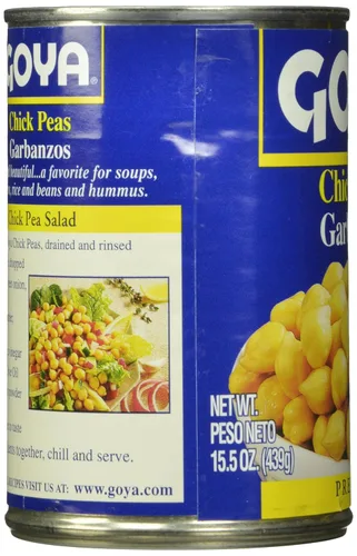 Vista 5 de Goya Chick Peas, 6 unidades, 15.5 onzas
