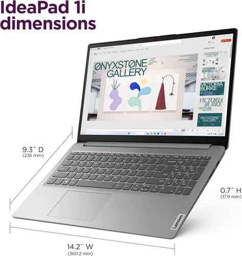 Vista 8 de Lenovo IdeaPad 1i - Computadora portátil de 15.6 pulgadas, 8 GB de RAM