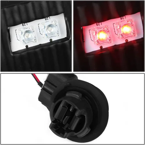 Vista 5 de Luces traseras Auto Dynasty compatibles con 00-06 GMC Yukon, Chevrolet Tahoe, Suburban XL 1500 2500, lámparas LED de freno para lado del conductor