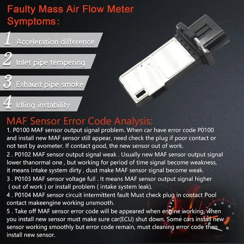 Vista 3 de Medidor de sensor de flujo de aire de masa Maf compatible con Buick Lacrosse Rainier Regal; Cadillac SRX STS; Chevy Colorado Impala Malibu; GMC