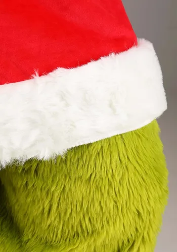 Vista 5 de Dr. Seuss The Grinch - Disfraz de Papá Noel para adulto