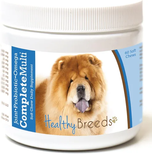 Vista 223 de Healthy Breeds Affenpinscher todo en uno multivitamínico suave masticable 60