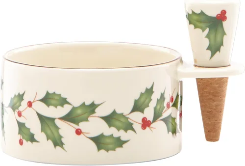 Vista 12 de Lenox 853763 Juego de 4 tazas apilables de vacaciones, Vajilla de Navidad, para recibir invitados