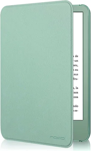Vista 50 de MoKo Funda para Amazon Kindle Basic de 11ª generación 2024/2022 de 6", color negro mezclilla Cubierta ligera para Kindle Basic de 11ª