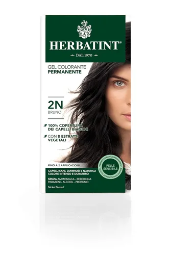 Vista 2 de Herbatint Tinte para el cabello marrón 2N