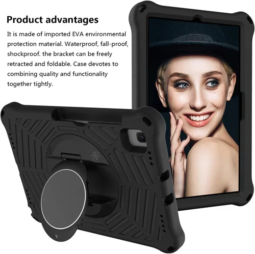 Vista 4 de Funda para tablet para niños Xiaomi Mi Pad 4 Plus (10.1") - Funda protectora EVA ligera a prueba de golpes con mango a prueba de caídas con correa