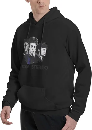 Vista 3 de Soda Music And Stereo - Sudadera con capucha para hombre