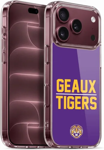 Vista 69 de Head Case Designs Funda de gel suave con licencia oficial de la Universidad Estatal de Louisiana LSU Camou compatible con Apple iPhone 7 Plus/iPhone