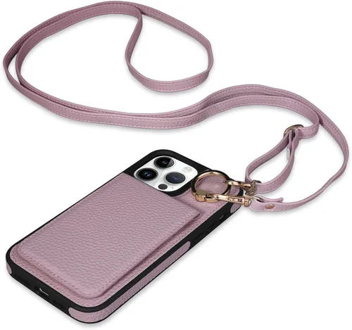 Vista 29 de Funda para iPhone 12 Pro/12, 6.1'', Funda Cartera Cruzada Desmontable con Ranuras para Tarjetas con Bloqueo RFID, Anillo de Soporte 360, Funda Negro