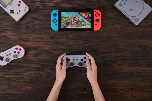 Vista 6 de 8Bitdo Sn30 Pro Wireless Bluetooth Controller Retro Gamepad for Switch, PC Windows, Steam Deck, Android, Raspberry PI, iPhone, iPad, macOS and Apple