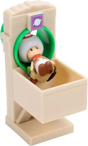 Vista 9 de The Super Mario Galaxy Movie – Gateway Galaxy Diorama Playset con 1.5 pulgadas Princes Peach y exclusivas figuras de acción de Captain Toad Mini