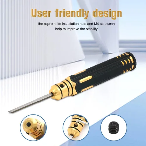 Vista 3 de Prime Model Scriber Kit de modelo de resina tallada Scribe línea de herramientas de corte Hobby cincel 7 cuchillas para reparación de autos RC