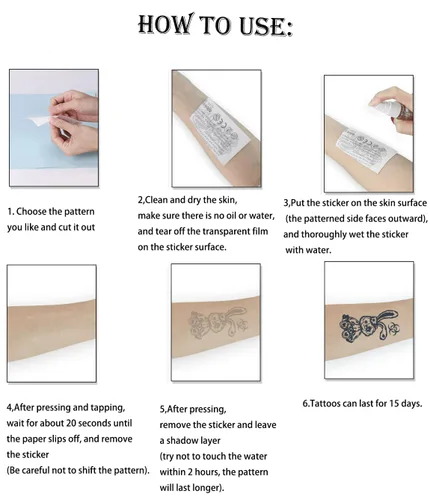 Vista 3 de Tatuajes temporales - Adhesivo grande, tótem grande, brazo de dragón, tatuaje de transferencia, papel en aerosol, diseños impermeables (estilo 11)