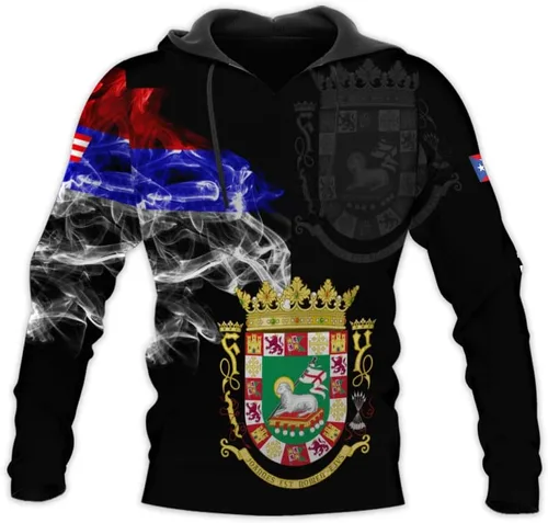 Vista 5 de Camiseta personalizada con nombre de Puerto Rico 3D, camiseta personalizada de Puerto Rico para hombres y mujeres, camiseta de la bandera de Puerto