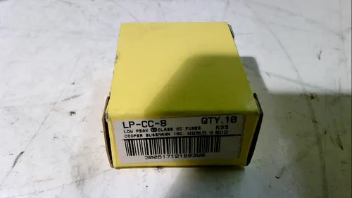 Vista 2 de COOPER BUSSMANN LP-CC-8 - Cantidad de 10, Fusible 8A, 600V, TIME DELAY LP-CC-8 - Cantidad de 10