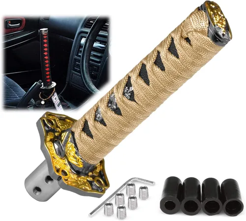Vista 18 de EZAUTOWRAP Espada Samurai 5.9 pulgadas., 10cm, Negro Blanco
