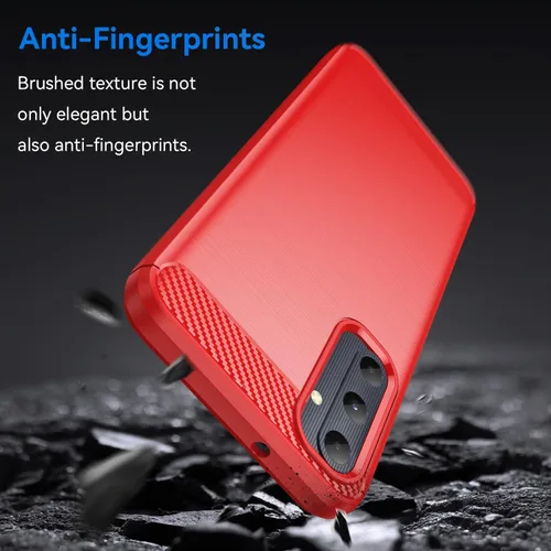 Vista 3 de Osophter Para Samsung Galaxy A05S Caso: con 2 unids protector de pantalla de absorción de choques flexible TPU cubierta protectora de goma