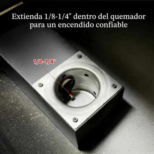 Vista 8 de Kit Completo de Actualización para Parrilla - Motor de Barrena 2.0, Ventilador de Inducción, Recipiente de Combustión, Encendedor de Varilla