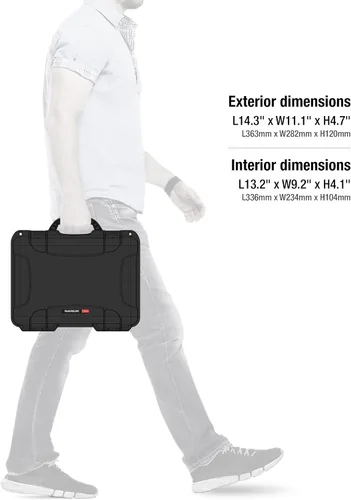 Vista 7 de Nanuk 909- Funda rígida impermeable con inserto personalizado para DJI Mavic Mini
