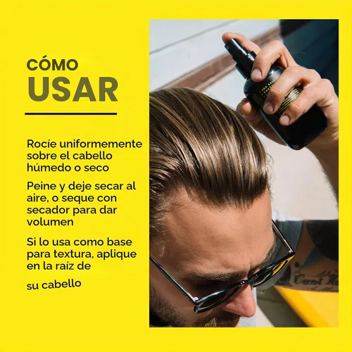 Vista 6 de BYRD - Spray de surf texturizante – Spray voluminizador para el cabello, añade brillo e hidratación, seguro para todo tipo de cabello, 6 onzas