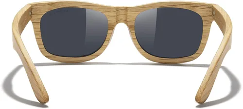 Vista 4 de MERRYS Gafas de sol polarizadas de madera para hombre 100 UV vintage gafas S5140