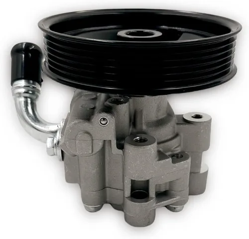 Vista 12 de Bomba de dirección asistida con conjunto de depósito de polea compatible con Dodge Ram 2500 3500 2003-2007
