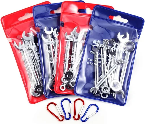 Vista 8 de SPEEDWOX Juego de llaves pequeñas de 4 mm-11 mm y 5/32 "-7/16" juego