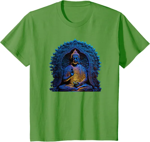 Vista 88 de Estatua de Buda Yoga Budismo Zen Buddhism Meditation T-Shirt Negro