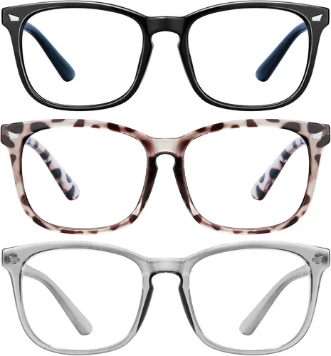 Vista 35 de hunsquer Gafas de luz azul para mujer/hombre