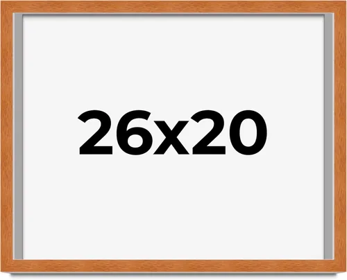 Vista 162 de Marco de 3 x 3 pulgadas de madera maciza de nuez y miel marrón con plexiglás acrílico UV, respaldo de tablero de espuma y accesorios para colgar