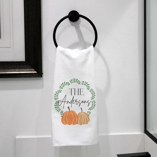 Vista 3 de Toallas personalizadas de Halloween Toallas de cocina de otoño Toallas de Halloween personalizadas Decoración de Halloween Toallas de cocina