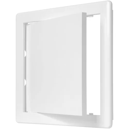 Vista 23 de Panel de acceso de plástico negro de 6" x 6". Panel de puerta de conducto de servicio. Panel de acceso de pared para fontanería, electricidad