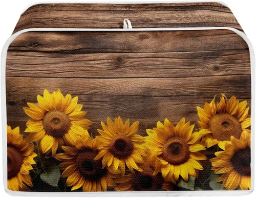 Vista 34 de Cubiertas para tostadora de pájaros y mariposas, 2 rebanadas, cubiertas de electrodomésticos pequeños de cocina, impermeables, protectores