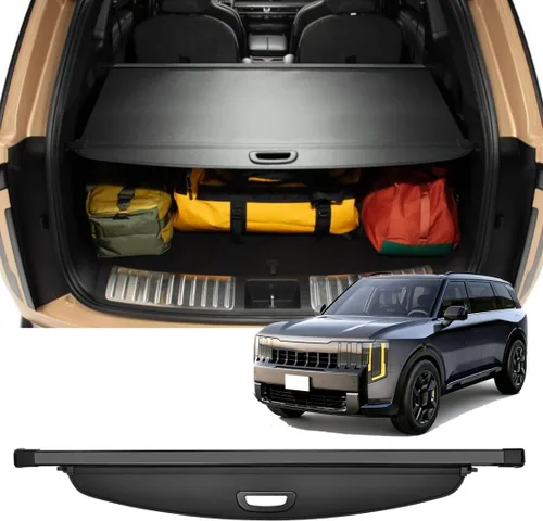 Vista 23 de cubierta retráctil para baúl trasero compatible con Toyota RAV4 2013-2018, protector de seguridad, pantalla de privacidad para equipaje