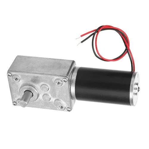 Vista 7 de Oumefar Motor helicoidal de 12 V, motor de engranaje reversible de 0.315 in con eje en forma de D, motor eléctrico reductor de turbina alta