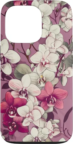 Vista 10 de Orchid Flowers Purple Pink Floral Case for iPhone 17