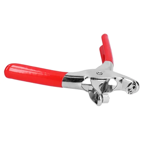Vista 4 de Pliers Setter 6 Inch Plated Hand Tool with Non Slip Plastic Dipping Handle 100Pcs Matching Rivets for Daily Hardware Punching and Fastening