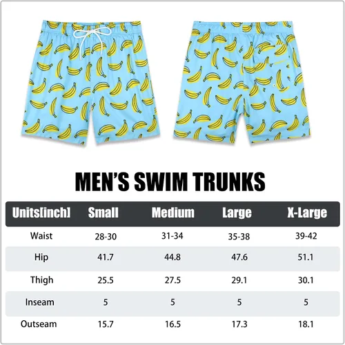Vista 5 de QRANSS Traje de baño para hombre con forro de compresión de secado rápido de 5.5 pulgadas con forro tipo bóxer