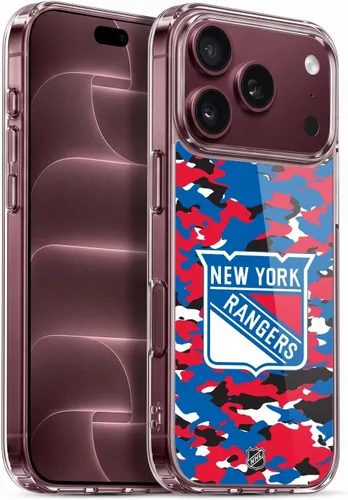 Vista 13 de Head Case Designs Funda de gel suave con licencia oficial de la NHL Camouflage New York Rangers compatible con Apple iPhone 7 Plus/iPhone 8 Plus