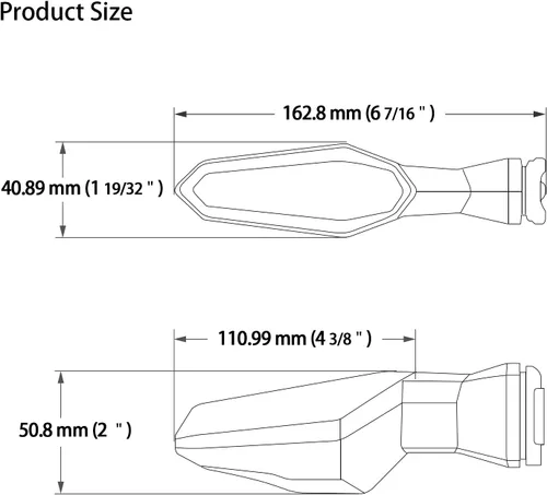 Vista 4 de Luces intermitentes LED para Kawasaki Ninja 300 400 650 H2 ZX-25R ZX-6R ZX-10R Z400 Z900 Z1000, actualización directa de reemplazo OEM Plug & Play