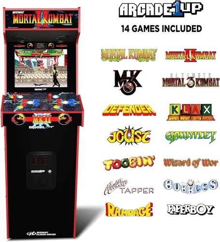 Vista 3 de Arcade1Up Mortal Kombat II Deluxe Arcade Machine