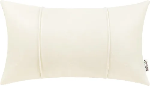 Vista 42 de BRAWARM Funda de almohada de piel sintética de 16 x 16 pulgadas, color Negro