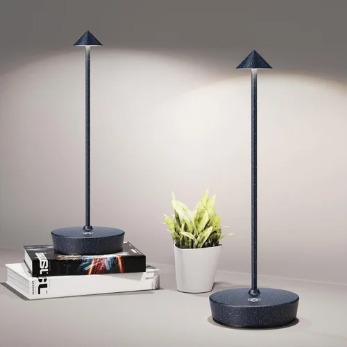 Vista 19 de Lámparas de mesa inalámbricas recargables, 6000 mAh, funciona con pilas, lámpara de escritorio LED para exteriores, impermeable, portátil, táctil