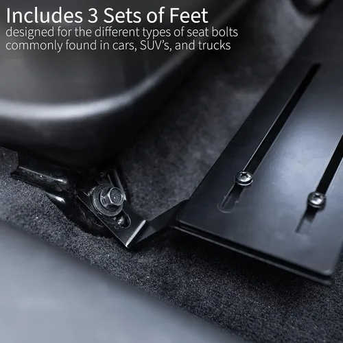Vista 8 de VIVO Soporte de automóvil para laptop, extensión totalmente ajustable, soporte para portátil para camiones, furgonetas y SUV, articulación y ajuste
